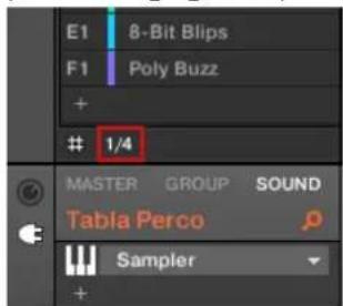 NATIVE INSTRUMENTS Maschine Mikro MK2 - Régler l'arrange grid - 1