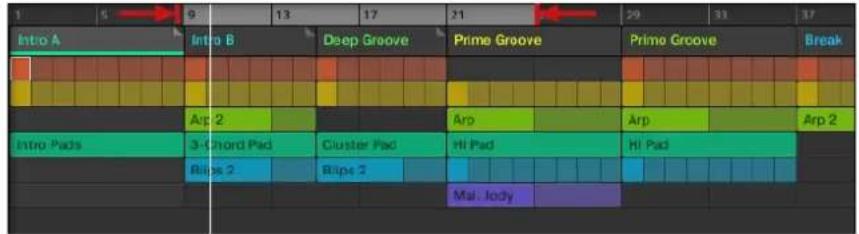 NATIVE INSTRUMENTS Maschine Mikro MK2 - Définir la région de bouclage dans le logiciel - 1