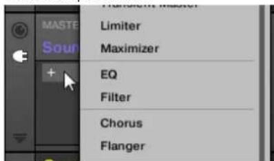 NATIVE INSTRUMENTS Maschine Mikro MK2 - Étape 1: configurer un sound ou un group en effets send - 5