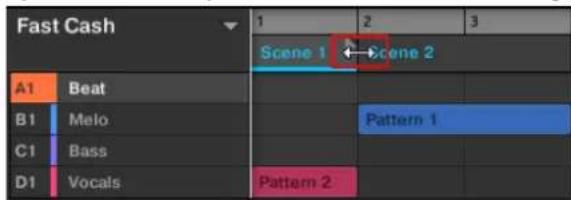 NATIVE INSTRUMENTS Maschine Mikro MK2 - Ajuster la longueur d'une section dans le logiciel - 2