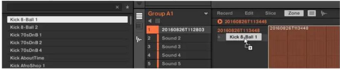 NATIVE INSTRUMENTS Maschine Mikro MK2 - Ajouter une nouvelle zone à la zone list - 1