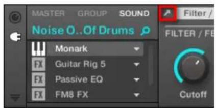 NATIVE INSTRUMENTS Maschine Mikro MK2 - Ouvrir/fermer les fenêtres des plug-ins - 7