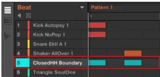 NATIVE INSTRUMENTS Maschine Mikro MK2 - Établir le focus sur un sound - 3