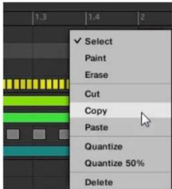 NATIVE INSTRUMENTS Maschine Mikro MK2 - Copier et coller un pattern - 1