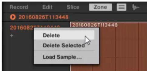 NATIVE INSTRUMENTS Maschine Mikro MK2 - Supprimer des zones de la liste - 1