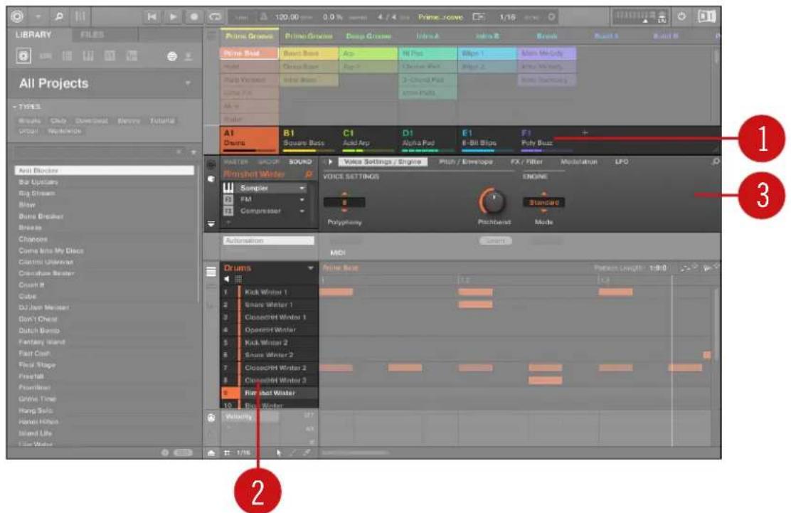 NATIVE INSTRUMENTS Maschine Mikro MK2 - Contenu sonore - 1
