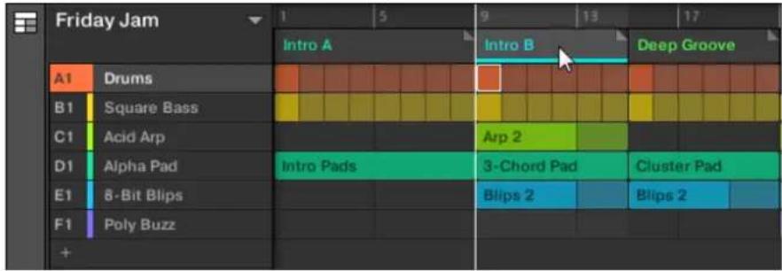 NATIVE INSTRUMENTS Maschine Mikro MK2 - Assigner une scène à une section - 2