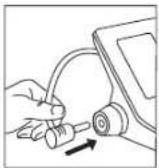 BRAUN ExactFit 3 - Applying the arm cuff - 1