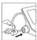 BRAUN ExactFit 3 - Colocacion del manguito en el brazo - 1
