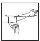 BRAUN ExactFit 3 - Applicazione del bracciale sul braccio - 4