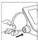 BRAUN ExactFit 3 - Prikladanie manzety na nadlaktie - 1