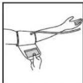 BRAUN ExactFit 3 - Applying the arm cuff - 4