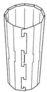 Normann Norm 69 - All elements should be assembled with the matt side outwards. - 4