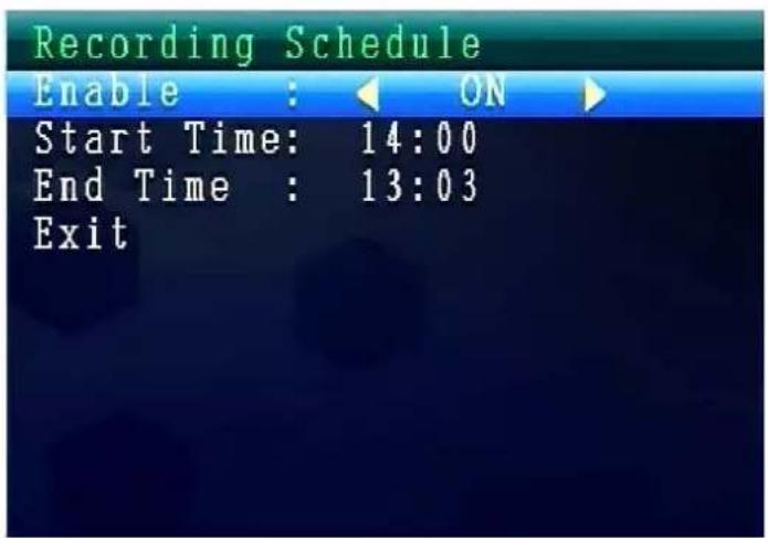 TECHNAXX TX28 - Recording Schedule - 1