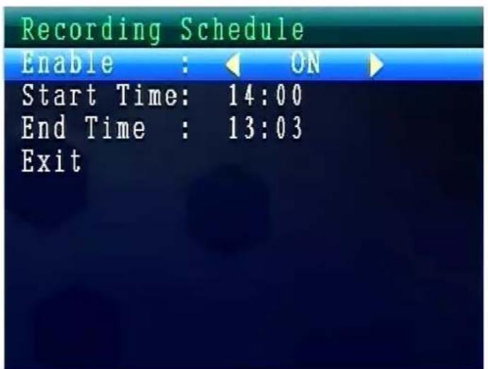 TECHNAXX TX28 - Recording Schedule - 1
