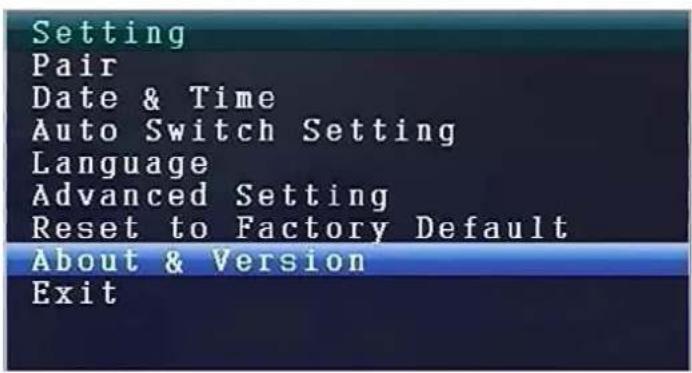 TECHNAXX TX28 - About &amp; Version (A propos &amp; Version) - 1