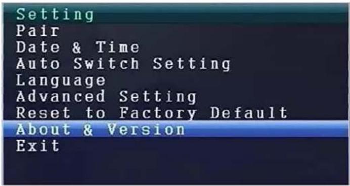 TECHNAXX TX28 - About &amp; Version - 1