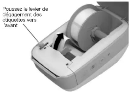 DYMO LabelWriter Wireless - Voici la marche à suivre pour éliminer un bourrage d'étiquettes : - 1