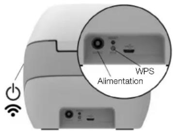 DYMO LabelWriter Wireless - Pour connecter l'alimentation - 1