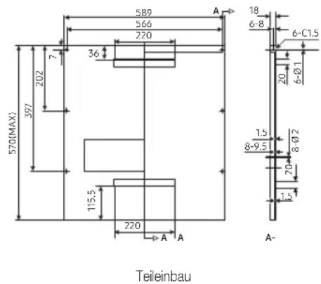 SAMSUNG DW60M6050BB - SCHRITT 3 VORBEREITEN DER TÜRVERKLEIDUNG (BEI VOLL-ODER TEILEINBAU DER SPÜLMASCHINE) - 2