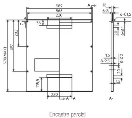 SAMSUNG DW60M6050BB - PASSO 3. PREPARACAO DO PAINEL PERSONALIZADO (PARA MAQUINAS DE LAVAR DE ENCASTRE PARCIAL E ENCASTRE TOTAL) - 2