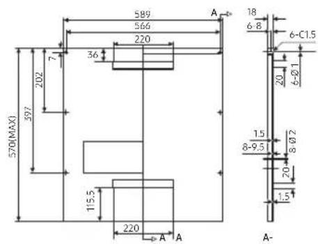 SAMSUNG DW60M6050BB - KROK 3. PRZYGOTOWANIE PANELU NIESTANDARDWEGO (DO ZMYWAREK DO CAŁKOWITEJ I CZEŚCIOWEJ ZABUDOWY) - 2