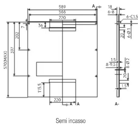SAMSUNG DW60M6050BB - PASSAGGIO 3. PREPARAZIONE DI UN PANNELLO PERSONALIZZATO (PER LAVASTOVIGLIE AD INCASSO ED A SEMI INCASSO) - 2