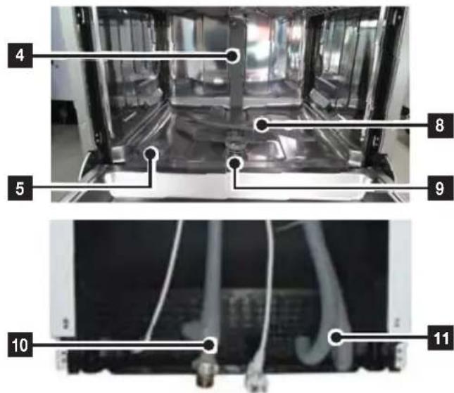 SAMSUNG DW60M6050BB - Partes y unidades - 2