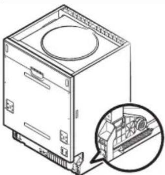 SAMSUNG DW60M6050BB - PASSO 4. AJUSTE DE TENSAO DA MOLA DA PORTA (PARA MAQUINAS DE LAVAR DE ENCASTRE PARCIAL E ENCASTRE TOTAL) - 1