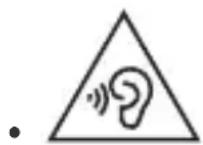 HUAWEI MateBook E - Proteger a audição durante a utilização dos auriculares - 1