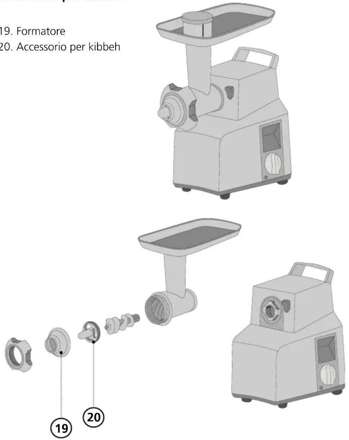 GRAEF FW 700 - Accessorio per kibbeh - 1