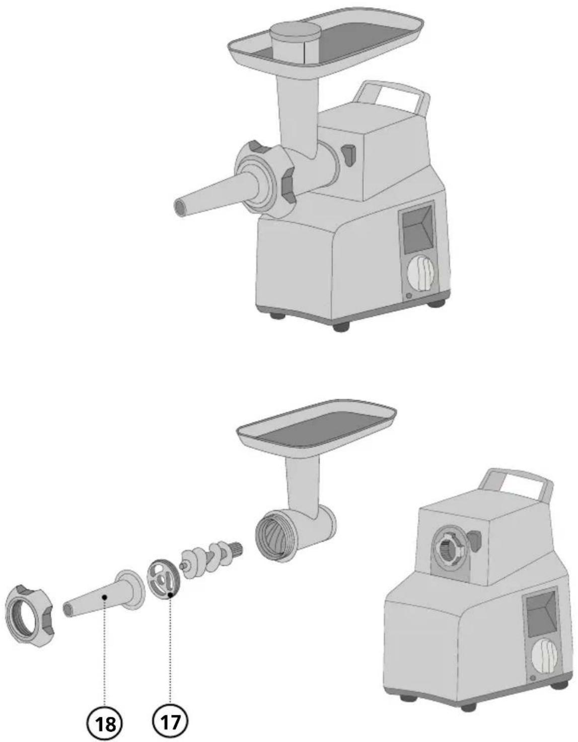 GRAEF FW 700 - Emboute de replissage pour saucisses - 1