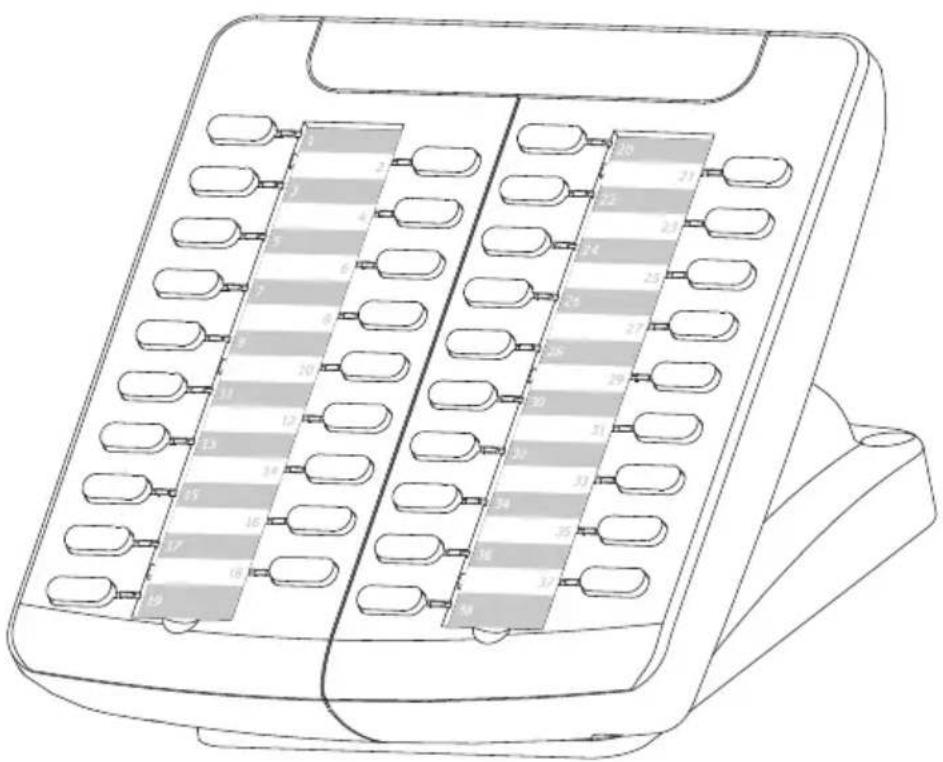 TIPTEL KM38 - Module d'extension - 1