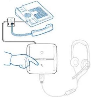 PLANTRONICS MDA200 - Vérifier la configuration et passer un appel test - 2