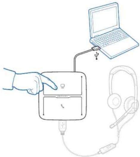 PLANTRONICS MDA200 - Connector votre ordinateur et passer un appel - 2