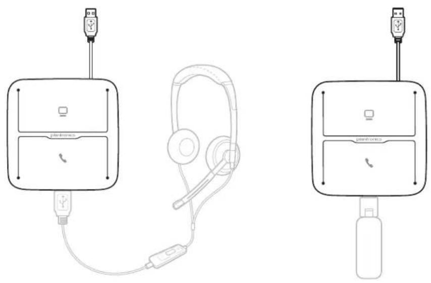 PLANTRONICS MDA200 - Connexion de votre micro-casque/oreillette - 1