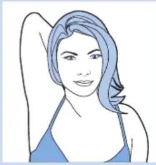 PHILIPS Lumea Precision SC2008 - Using the appliance on the underarms - 1