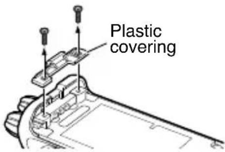 KENWOOD NX320 - INSTALLING THE BELT CLIP - 1