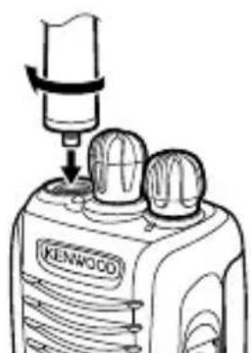 KENWOOD NX220 - INSTALLATION DE L'ANTENNE (OPTIONNELLE) - 1