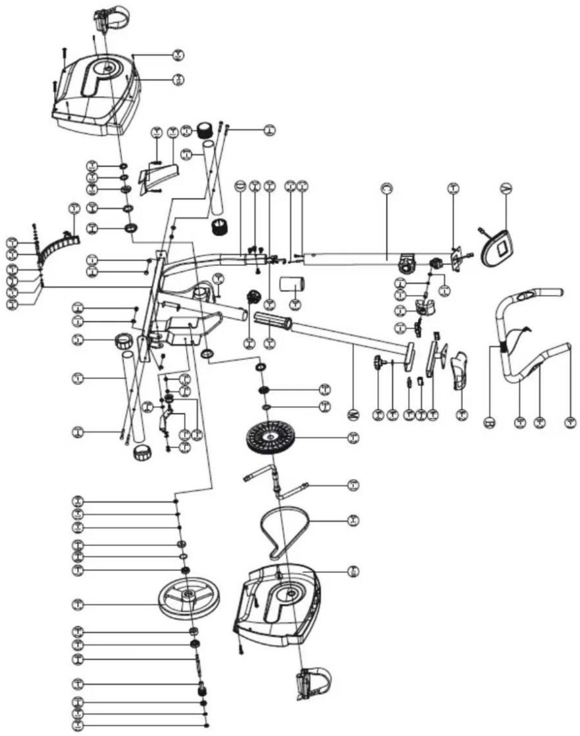 Toorx BRX Comfort - Catalogue des pièces détachées – Commander des pièces de rechange - 1