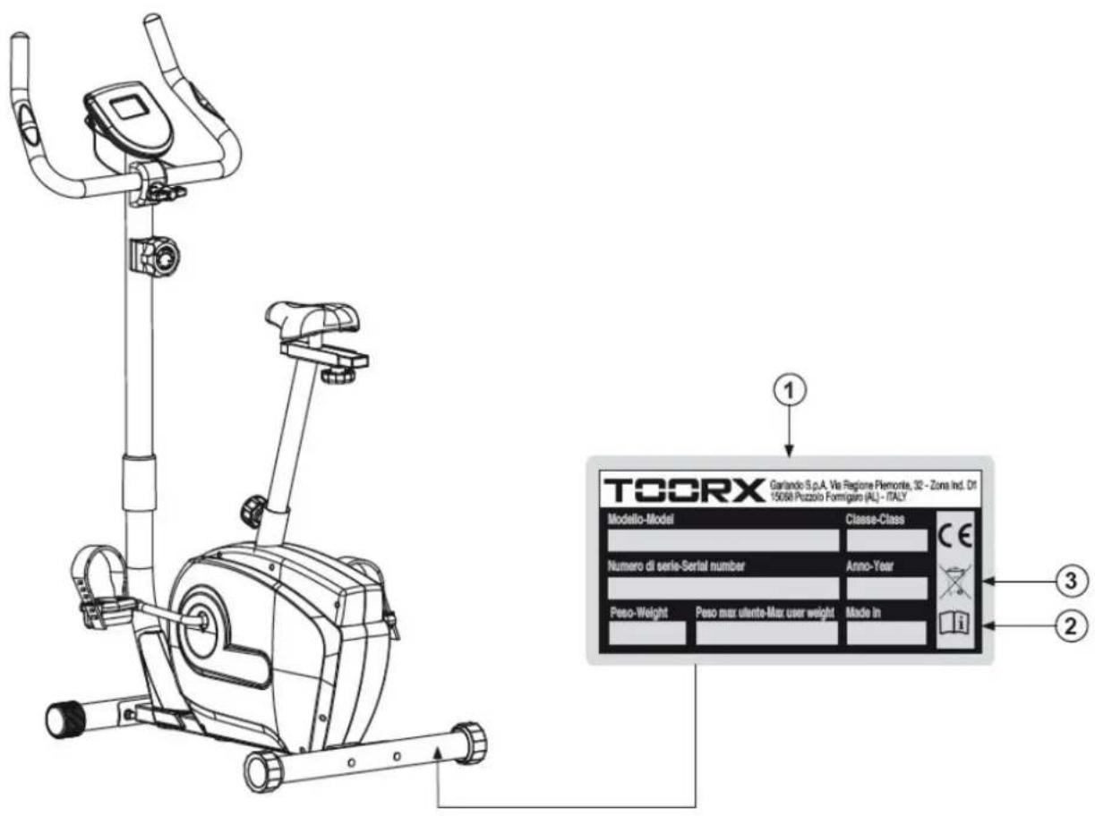 Toorx BRX Comfort - Etiquettes sur le produit - 1