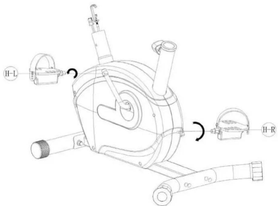Toorx BRX30 - Assemblage du pédale - 2