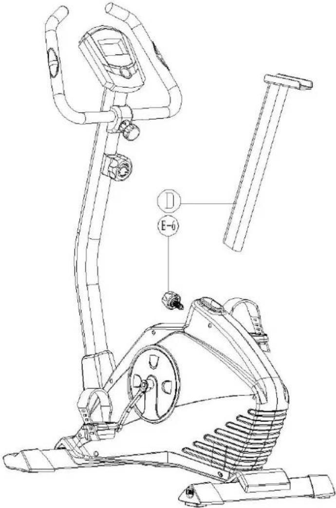 Toorx BRX85 - Montage colonne support du guidon - 3