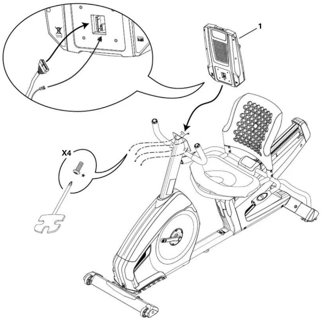 Nautilus R626 - Connectez les cables et arrimez la console au chassinis - 1