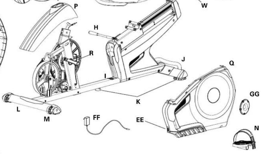 Nautilus R626 - Pieces d'entretien - 5