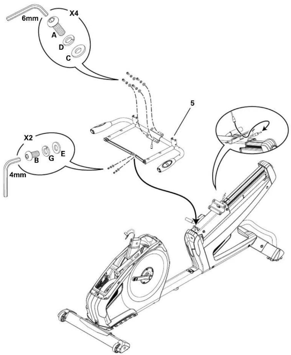 Nautilus R626 - Arrimez le chassin du siege à son rail - 1