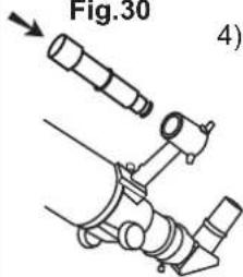 Sky-Watcher NEQ3 - PLACER LE TUBE DANS LES COLLIERS (Fig.26) - 4