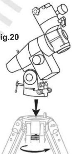 Sky-Watcher NEQ3 - METTRE LA MONTURE EN PLACE (Fig.20) - 1