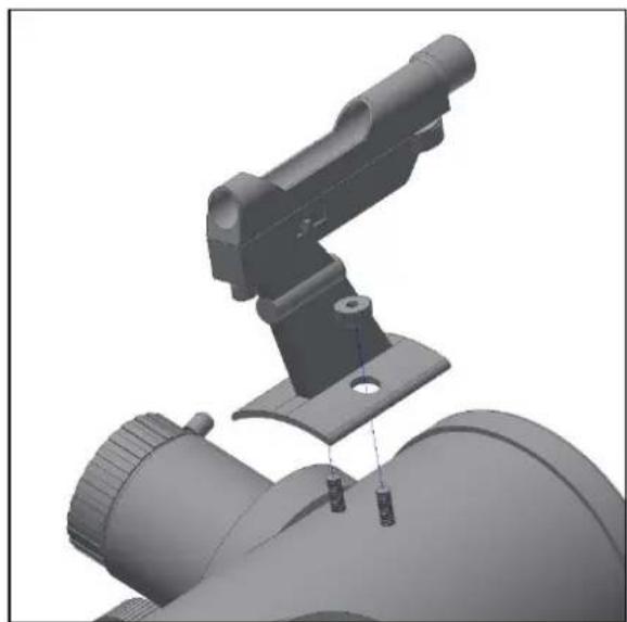 Omegon 130920 EQ3 - Avant de pouvoir utiliser cette Omegaon 130/920 EQ-3, le searcher doit être régèle. - 2