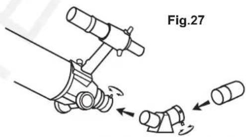 Sky-Watcher EQ2 - MISE EN PLACE DE L'OCULAIRE (Fig.27) - 1